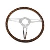 14'' Classic Riveted wooden steering wheel with 6 bolt and