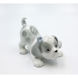 Cosmos Gifts Fine Porcelain Puppy Dog Figurine, 5-3/4" L