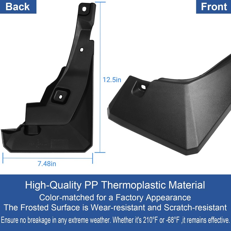 Birbenben Mud Flaps Fit for Toyota RAV4 RAV 4 Hybrid