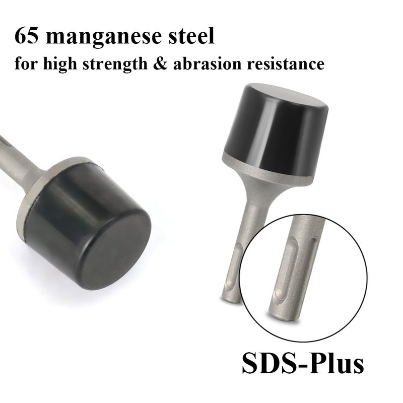 Rubber Hammer with SDS Plus Handle, Electric Hammer for Tiler,