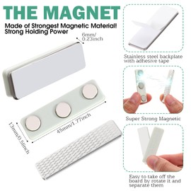 Relaxweex 24 Pairs Outdoor Curtain Magnets Closure with Strongest Magnets, Waterproof Curtain Clips for Heavy Wind, Patio, Gazebo, Mosquito Netting, Flags, Indoor, Outdoor Use(White)