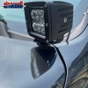 SI Over Side Hood LED Light Pod Mount Brackets For