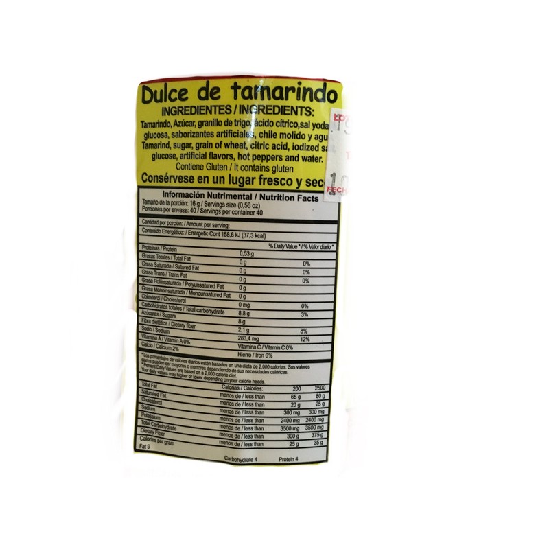 Tamanzela 40 Mini Tamarindo Sticks