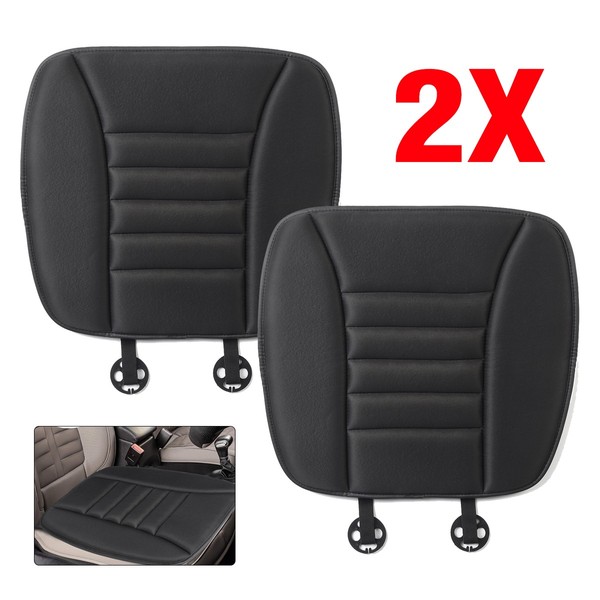 Tsumbay 2x Universal Car Front Seat Cover Breathable Memory Foam