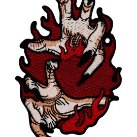 The Force of Fire Embroidered Iron on Sew on Patch