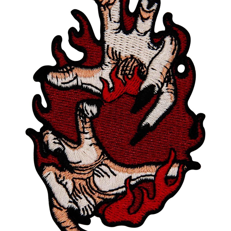 The Force of Fire Embroidered Iron on Sew on Patch