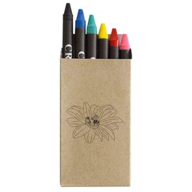 Azeeda ' Honeybee & Daisy' Coloured Crayon Set (CY00037696)