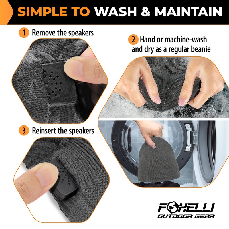 Foxelli Bluetooth Beanie Hat with Headphones Perfect Tech Gift for