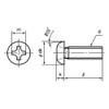 Stainless Steel/SS Black (+) Pan Head Screws (Full Screws) M3