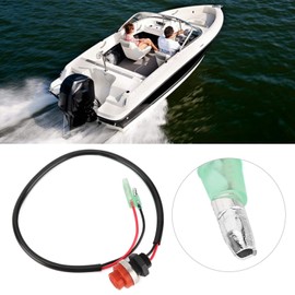 Start Stop Switch,Push Button Switch,Durable Outboard Engine Switch Keyless Push Button Switch for Marine Boat Yatch Outboard Engine