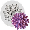 MINFEIDMS Flower Silicone Molds Daisy Flower Fondant Silicone Molds For