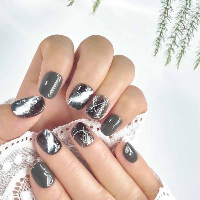 FTmoonie Nail Tip, Press on Nail, Hand Made Nail, Nail