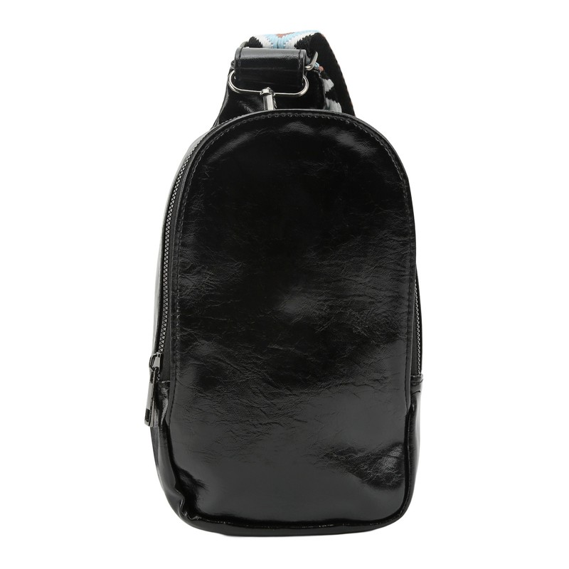 PU Leather Sling Bag Single Strap Shoulder Bag for Outdoor