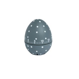Eddingtons Soft Touch Dotty Kitchen Timer- Grey