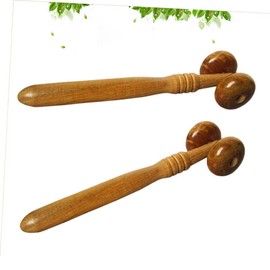 OATIPHO Fragrant Wood Nose Massager 2pcs Facial Roller Beauty Tool for Women Nose Shaping and Lifting Suitable for Daily Skincare Routine