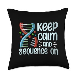 Genome Sequencing DNA Tree Science Throw Pillow
