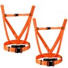 Berlune 2 Pcs Deer Drag Harness Chest Dual Harness Cross