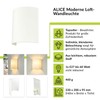 Fabric Lamp K/ALICE/6 Lighting Living Room Bedroom