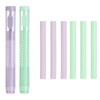 PATIKIL 8pcs Erasers, Sliding Elastic Eraser Push-Pull Cute Pencil Eraser