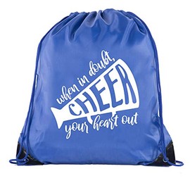 Mato & Hash Cheer Bags, Pom Pom and Cheerleader drawstring Backpacks, Cheerleader Team bags
