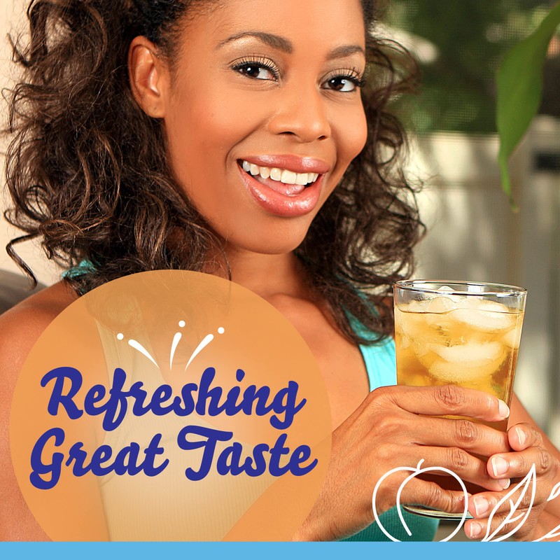 Crystal Light Peach Iced Tea Artificially Flavored Powdered Drink Mix,