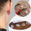 4 Styles 550 Pcs Earring Backs Rubber, Clear Plastic Earrings