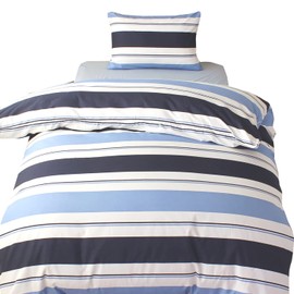 Merry Night FF12112-72 Double-Sided Zipper, Duvet Cover, Double Border, Navy, Single Long, Approx. 59.1 x 82.7 inches (150 x 210 cm), Easy to Put On and Take Off, Washable, Hygienic, Clean, Quick Drying, Wrinkle Resistant, All Seasons