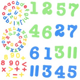 Operitacx 1 Satz Bunte Magnetische Buchstaben und Zahlen Teiliges aus Eva für Lernspielzeug für Vorschule und Zuhause für Kühlschrankdekoration und Kreative Lernanwendungen