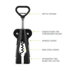 True Fabrication SS-TRU-3317 3317 Winged Corkscrew, Multicolor