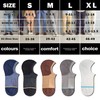 BRISIRA Coolmax No Show Socks Thick Cushion High Low Compression