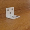 White Stainless Steel Corner Bracket,Joint Right Angle Bracket,L Shape Heavy