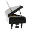 Musical Instrument Christmas Ornament (3.5" Black Grand Piano)