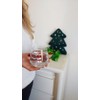HeguSun 3D Drinking Glass Cup with Cute Snowman Figurine Inside,Handmade