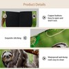 2 Pack Tissue Box Cover Holder, Sloth in Jungle Rainforest