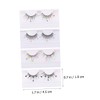 FOMIYES Glitter Butterfly Lash Kit 4 Pairs False Lashes for