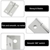Murtenze 24 Pack Door Hinge Set - 1.5 Inch Cabinet