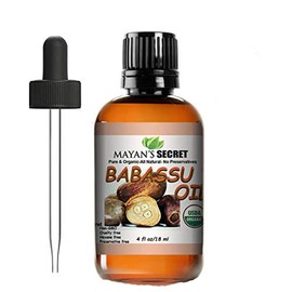 Mayan's Secret - 4oz Organic Babassu Oil for Hair - Rich in Antioxidants and Moisturizing Properties for Hair and Skin