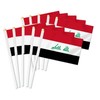 25 PCS Iraq Handheld Small Flag, Iraqi Hand held Mini