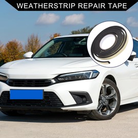 Hihaha Weatherstrip Tarpaulin Repair Tape/Outer Leak-Proof Tent Awning Tape Tear Resistant Tape for Truck RV Car/Durable EVA Foam 0.59"x0.16"x9.84ft / 1 Pc Yellow