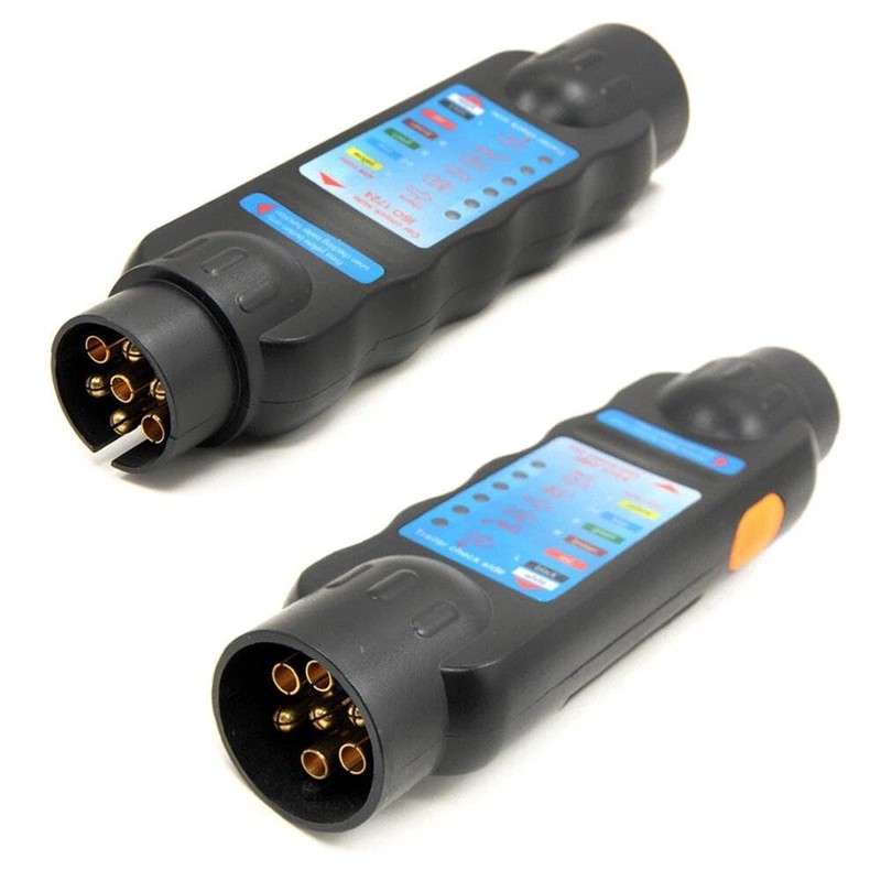 7Pins 12V Car Truck Trailer Plug Socket Tester Wiring Circuit
