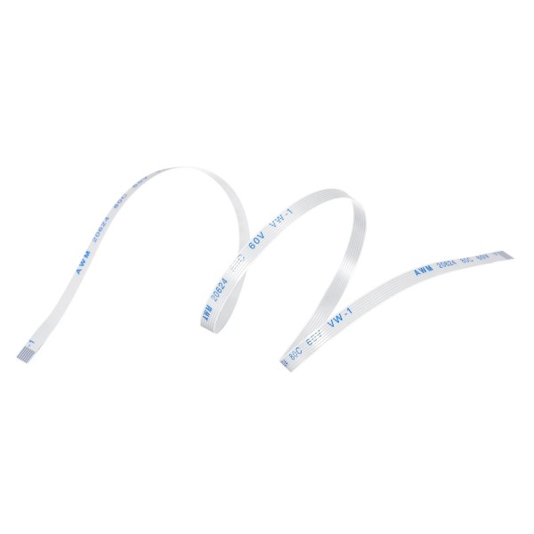 uxcell 5Pcs FFC FPC Flat Flexible Cable 6 Pin 0.5mm