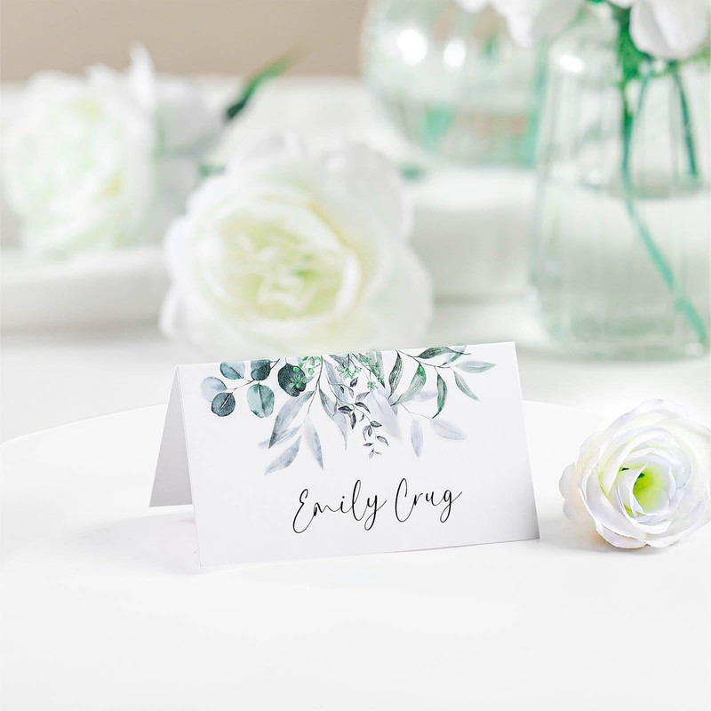 Place Cards for Table Setting Name Cards for Wedding Reception