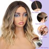 AISI HAIR FallFreshness 14 Inch Wave Wigs for Women Pre-Cut