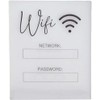 Wifi Password Sign, Elegant Acrylic Table Wifi Sign Board for