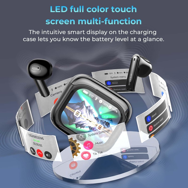 AI Translation Earbuds Real Time 3 in 1 Translator Earbuds