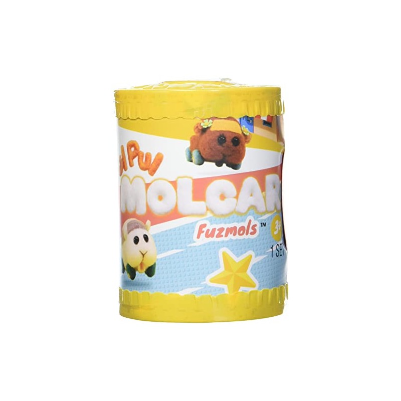 MGA Entertainment Pui Pui Molcar 2.5" Fuzmols Figures Asst, Multicolor