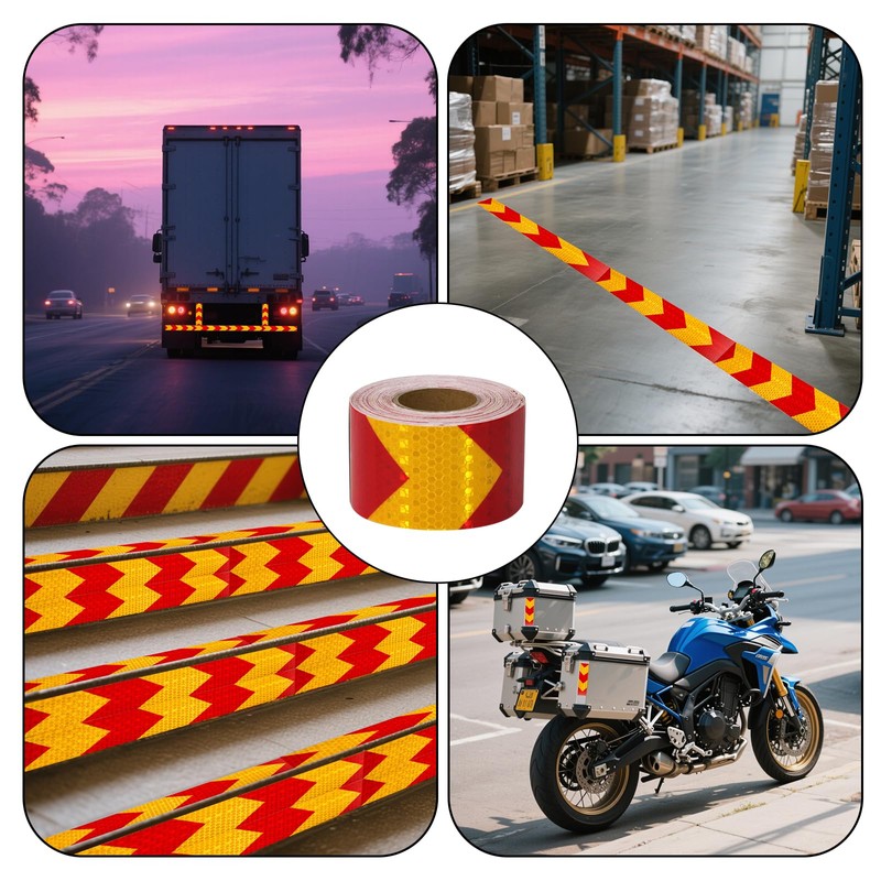 Vxcvzv 1 Roll 2 Inch x 32 Ft Reflective Strips