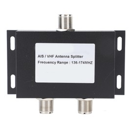 2-Way VHF AIS Antenna Splitter 136 to 174MHz 100W Power Splitter for Marine Systems