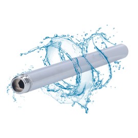 30cm/12" Shower Head Extension Arm G1/2" Shower Arm Extension Water Outlet Lowers Existing Shower Head and Clean Shower Pipe Extension for Bathroom