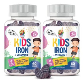 Sunny Sam Gomitas De Hierro Para Niños - 10 Mg, Vitamina C                                                                                            